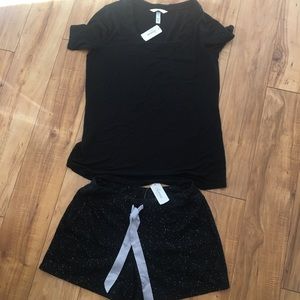 Black and Silver Soma Pajama Set